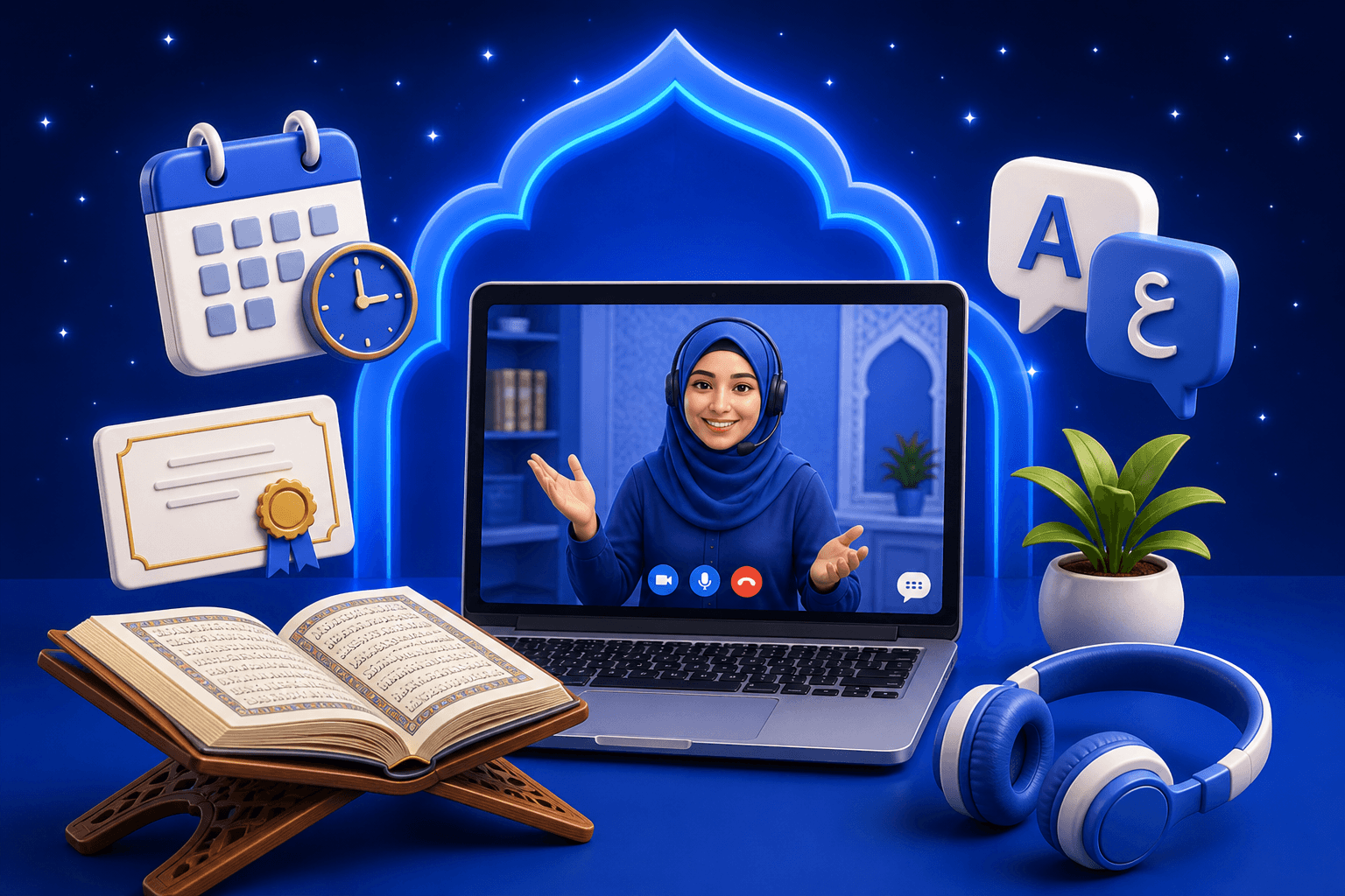 Personalized Quran learning at Quran Lessons